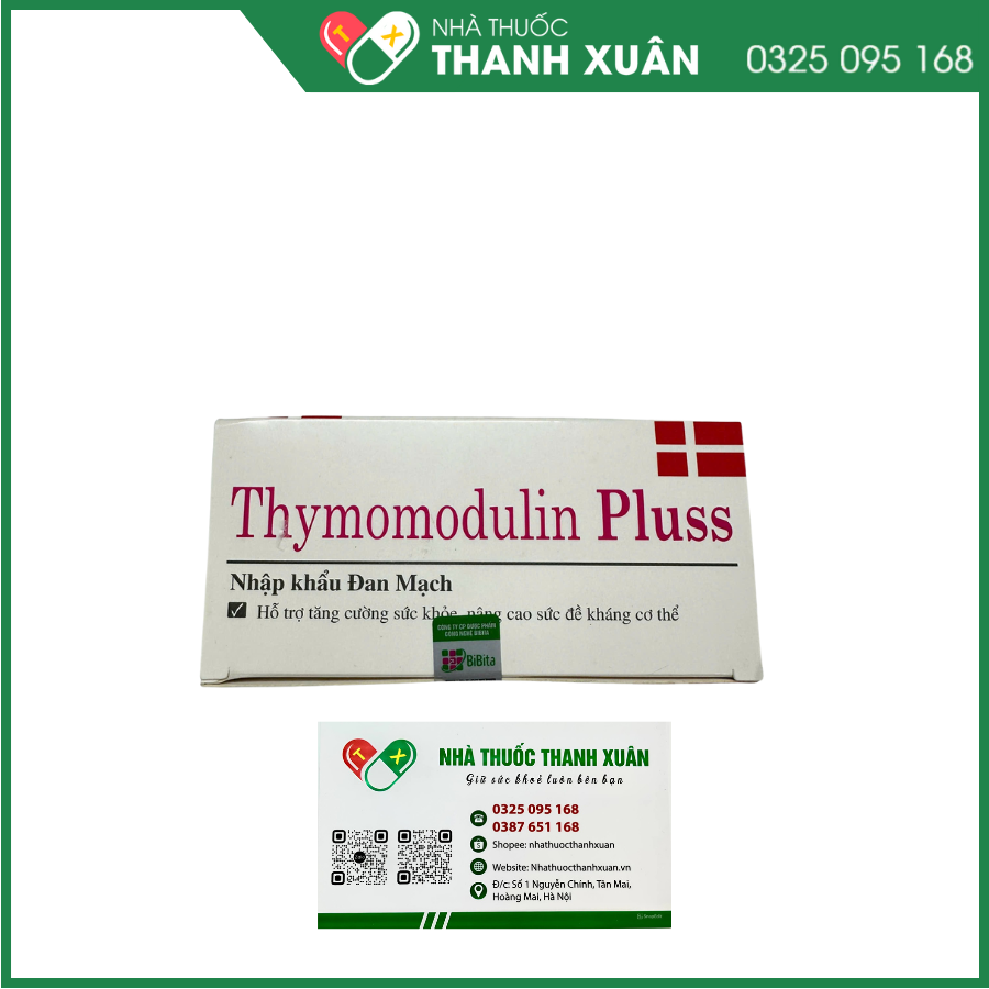 Thymomodulin Pluss hỗ trợ tăng cường sức khỏe, nâng cao sức đề kháng cơ thể